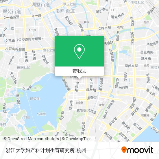 浙江大学妇产科计划生育研究所地图
