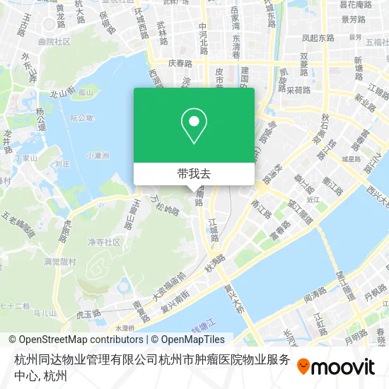 杭州同达物业管理有限公司杭州市肿瘤医院物业服务中心地图