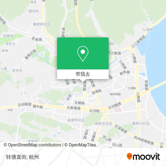 转塘直街地图