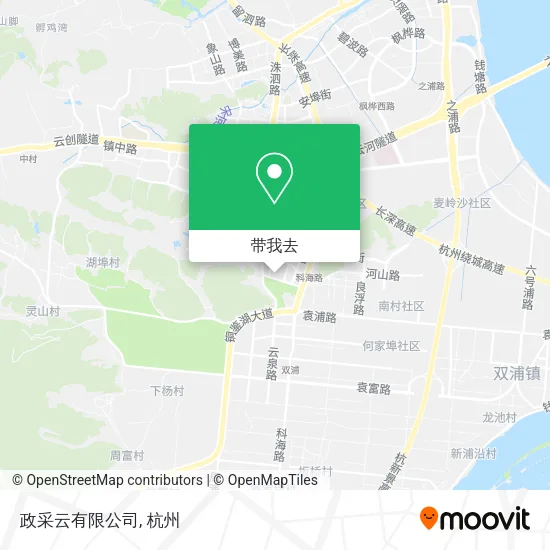 政采云有限公司地图