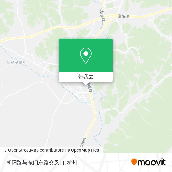 朝阳路与东门东路交叉口地图