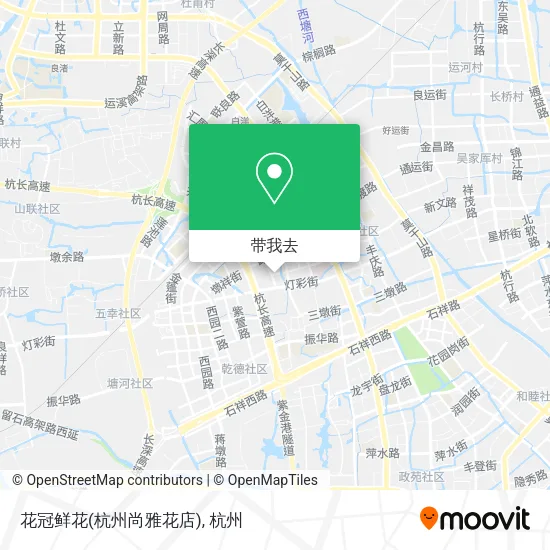 花冠鲜花(杭州尚雅花店)地图