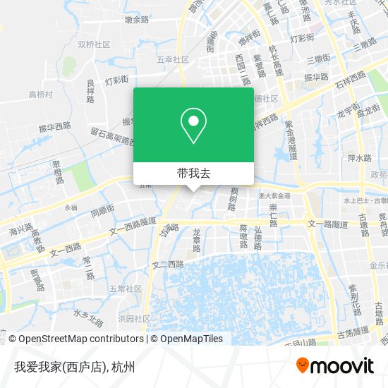 我爱我家(西庐店)地图