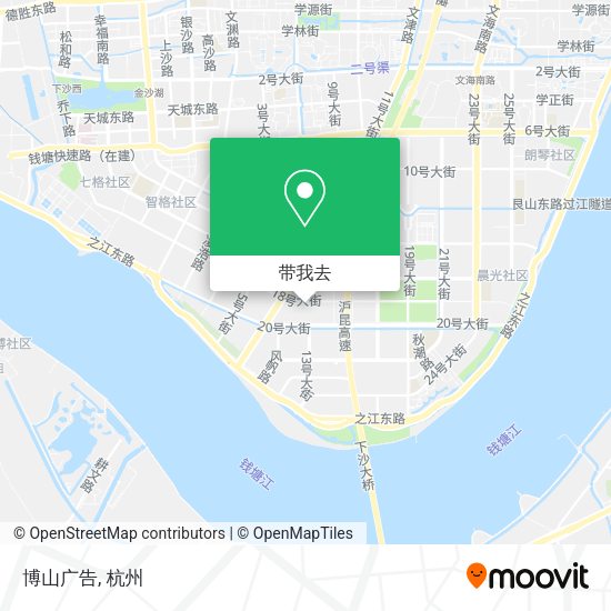 博山广告地图