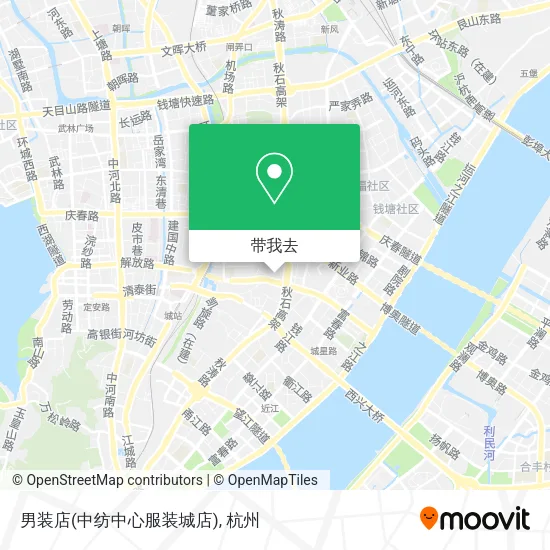 男装店(中纺中心服装城店)地图