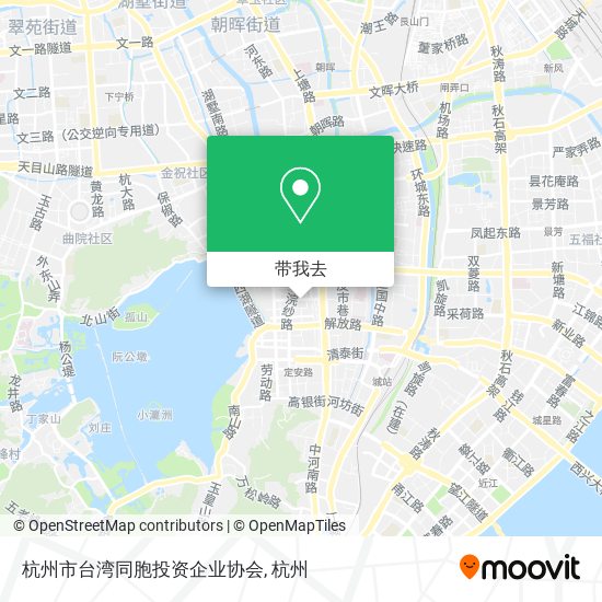 杭州市台湾同胞投资企业协会地图