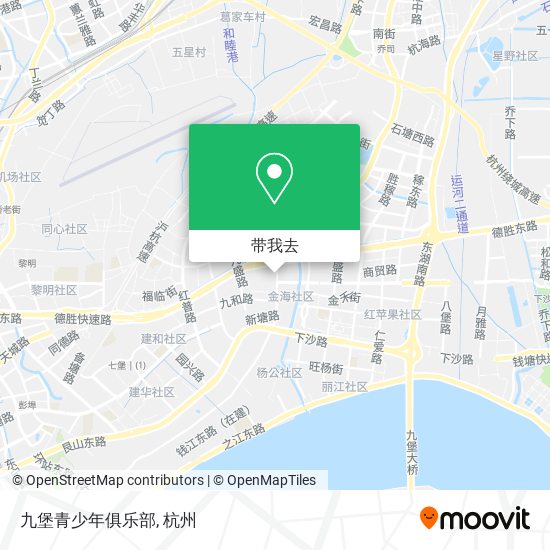 九堡青少年俱乐部地图