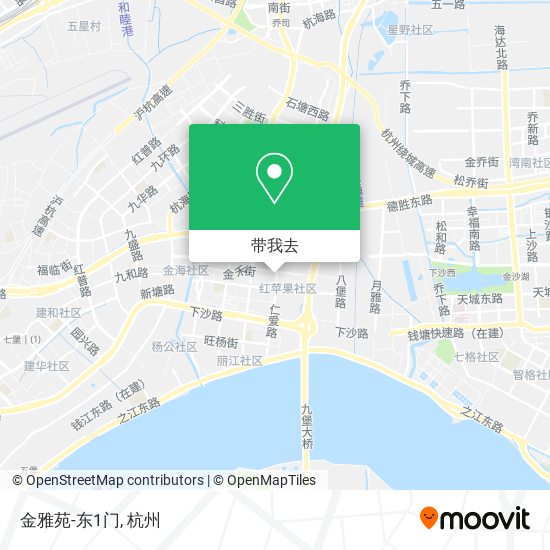 金雅苑-东1门地图