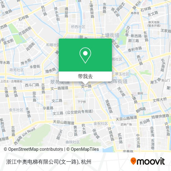 浙江中奥电梯有限公司(文一路)地图