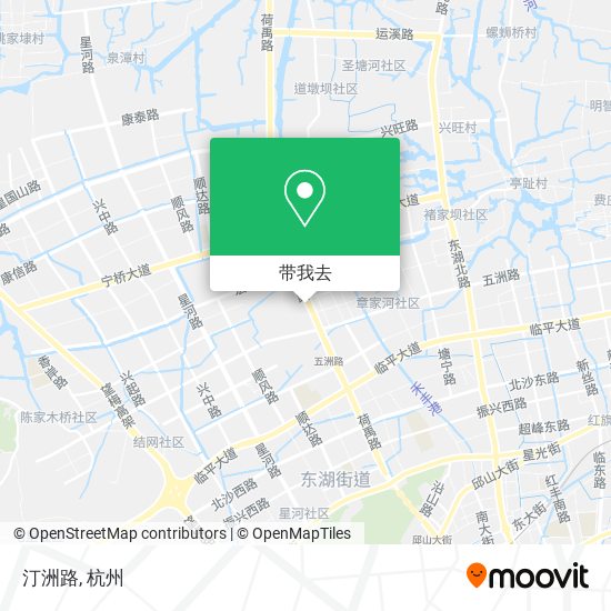 汀洲路地图