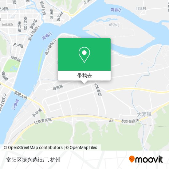 富阳区振兴造纸厂地图