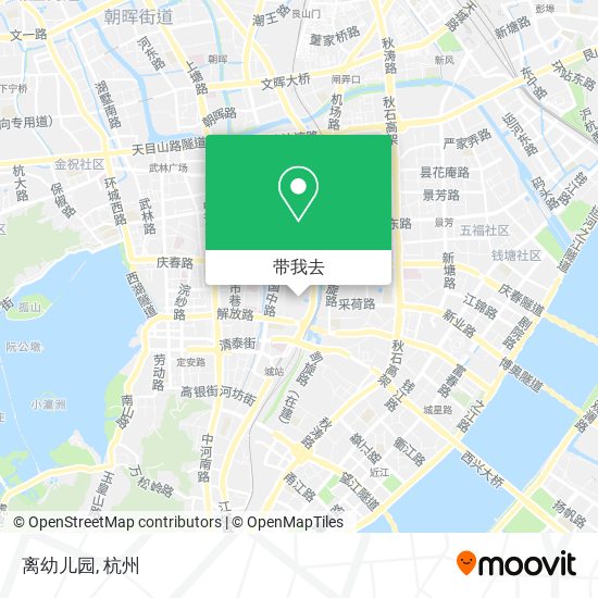 离幼儿园地图