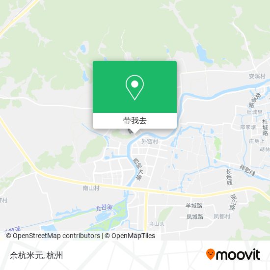 余杭米元地图