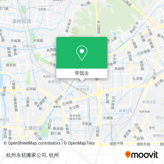 杭州永杭搬家公司地图