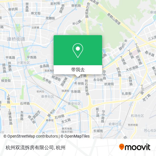 杭州双流拆房有限公司地图