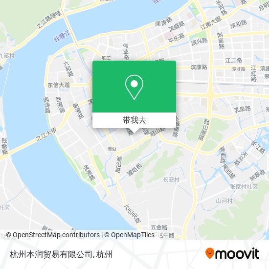 杭州本润贸易有限公司地图