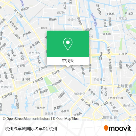 杭州汽车城国际名车馆地图