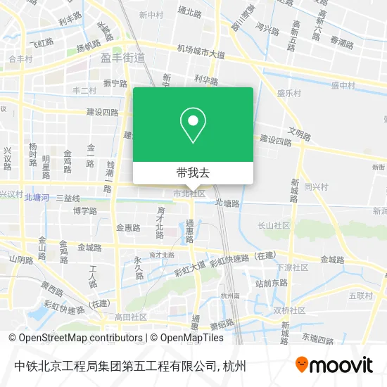 中铁北京工程局集团第五工程有限公司地图