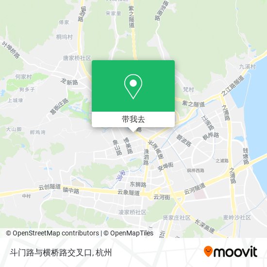 斗门路与横桥路交叉口地图