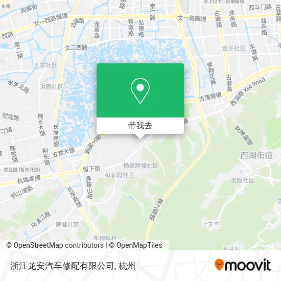 浙江龙安汽车修配有限公司地图