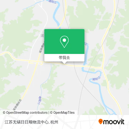 江苏无锡日日顺物流中心地图