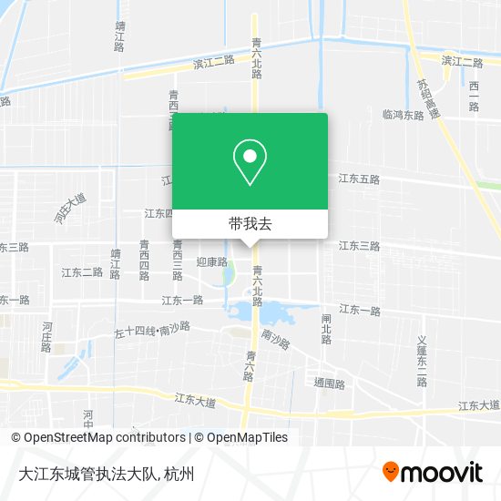 大江东城管执法大队地图