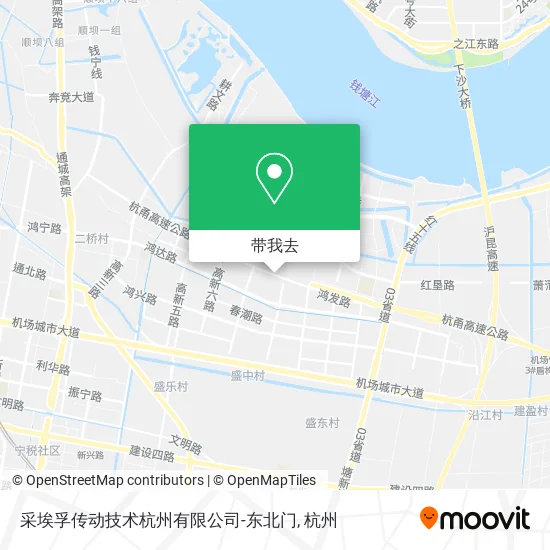 采埃孚传动技术杭州有限公司-东北门地图