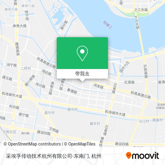 采埃孚传动技术杭州有限公司-东南门地图