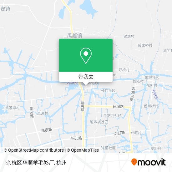 余杭区华顺羊毛衫厂地图