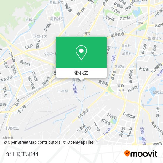 华丰超市地图
