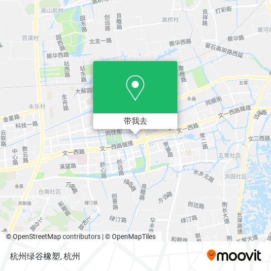 杭州绿谷橡塑地图