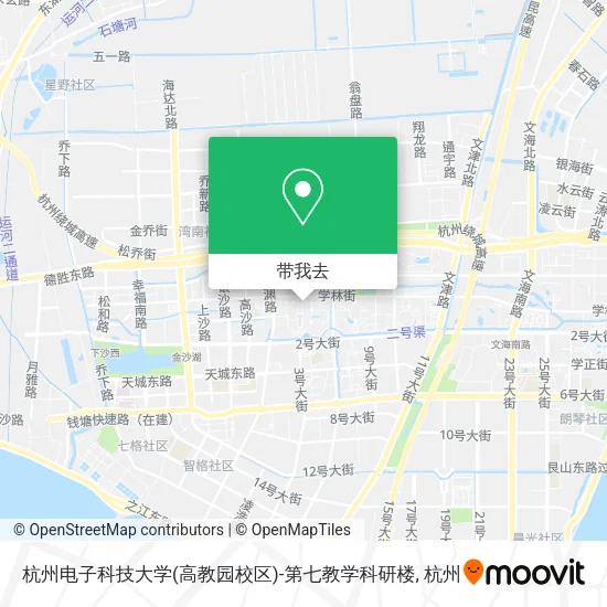 杭州电子科技大学(高教园校区)-第七教学科研楼地图