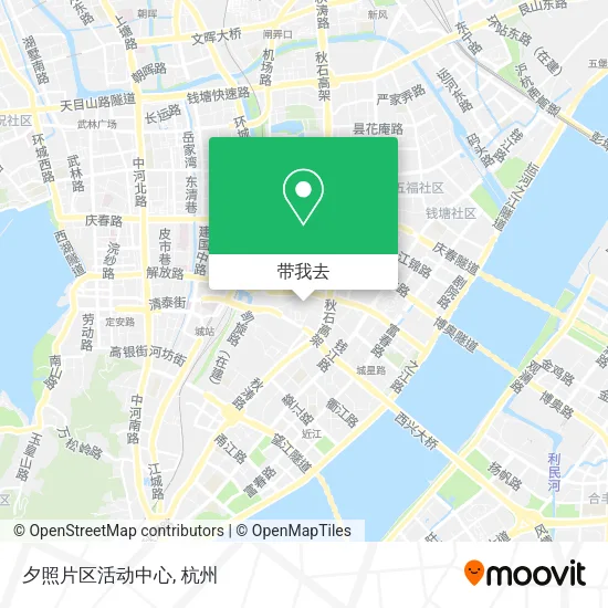 夕照片区活动中心地图