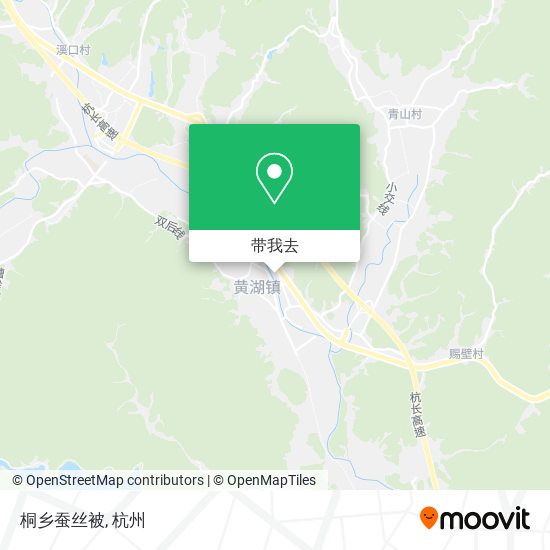 桐乡蚕丝被地图