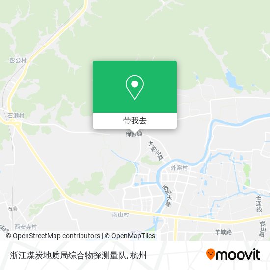 浙江煤炭地质局综合物探测量队地图