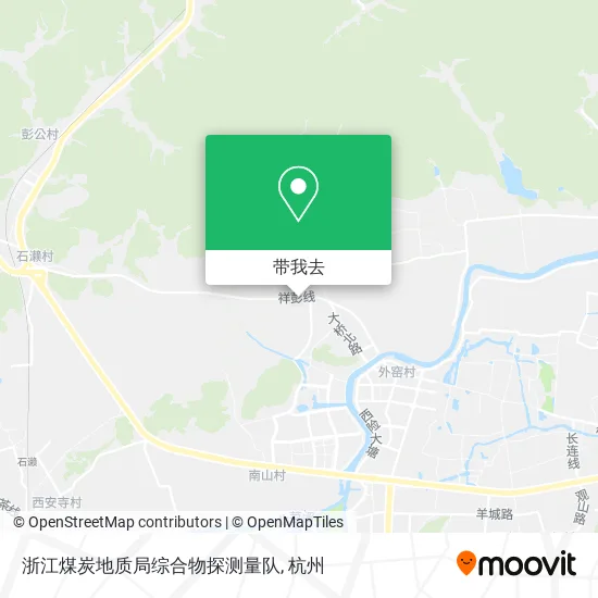 浙江煤炭地质局综合物探测量队地图
