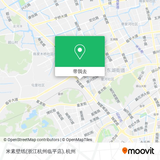 米素壁纸(浙江杭州临平店)地图