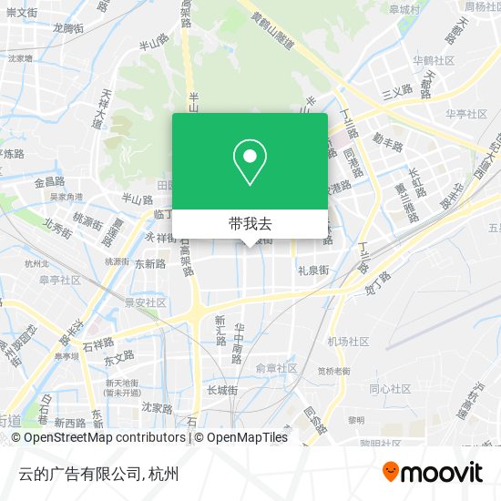 云的广告有限公司地图