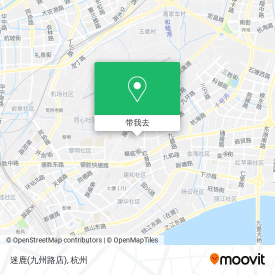 迷鹿(九州路店)地图