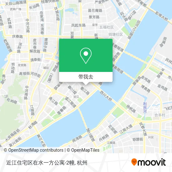 近江住宅区在水一方公寓-2幢地图