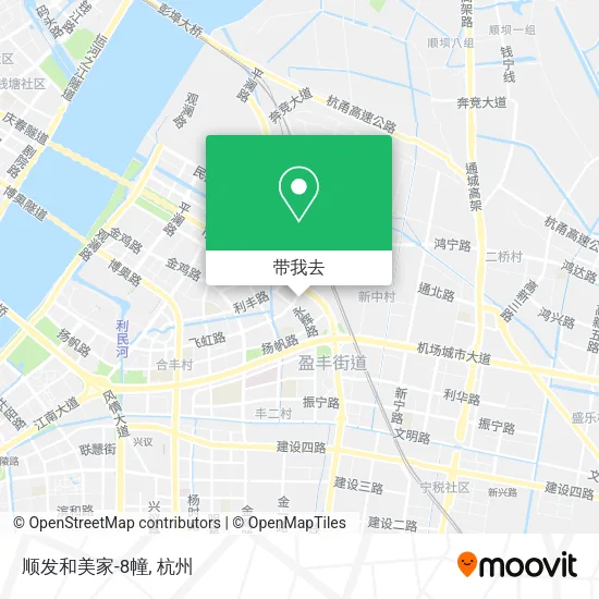 顺发和美家-8幢地图