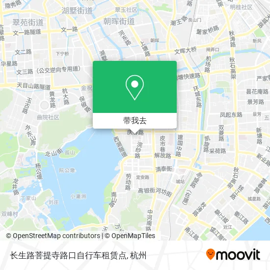 长生路菩提寺路口自行车租赁点地图
