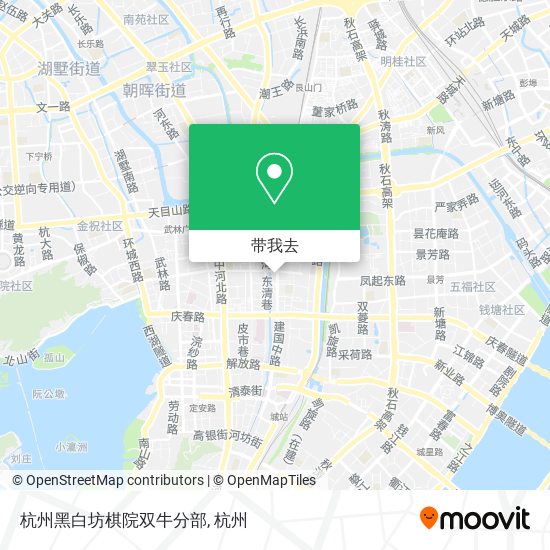 杭州黑白坊棋院双牛分部地图