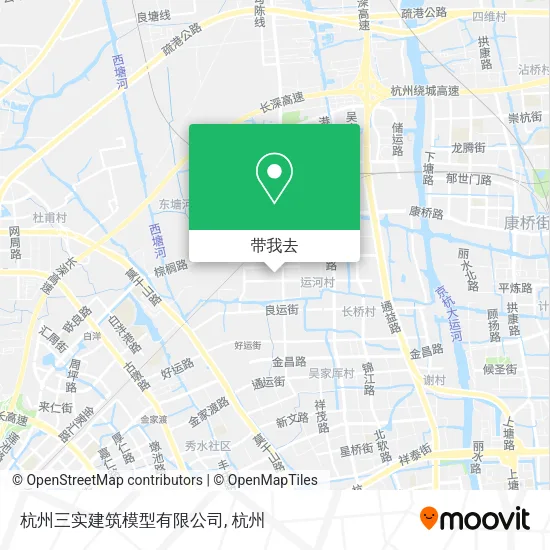杭州三实建筑模型有限公司地图