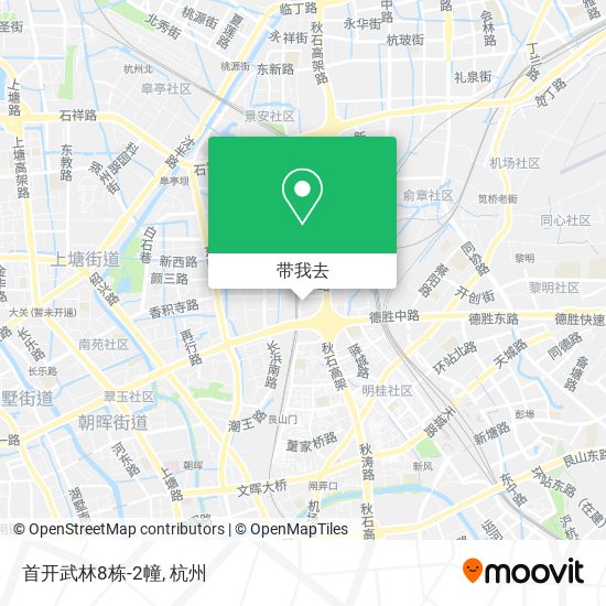 首开武林8栋-2幢地图