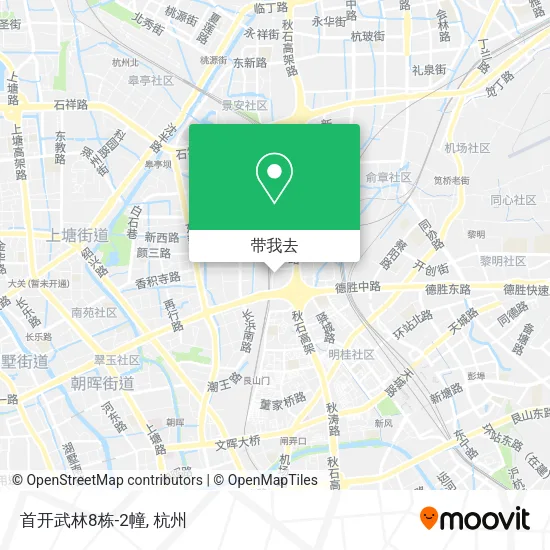 首开武林8栋-2幢地图