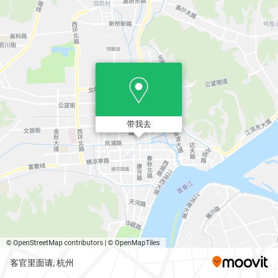 客官里面请地图