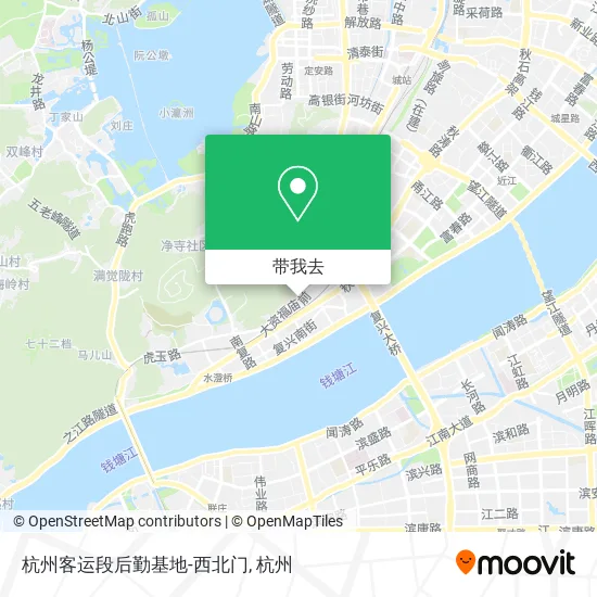 杭州客运段后勤基地-西北门地图