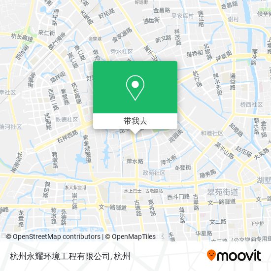 杭州永耀环境工程有限公司地图