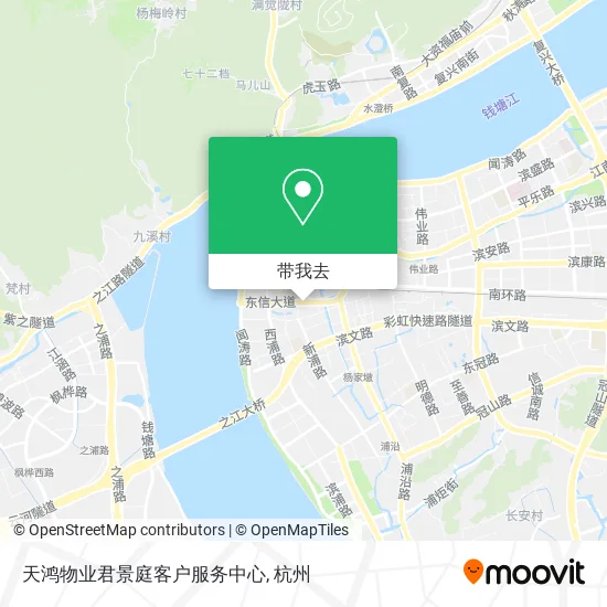 天鸿物业君景庭客户服务中心地图